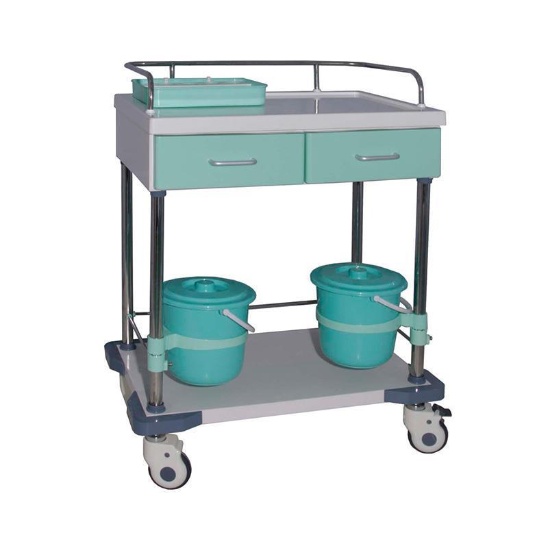 Больничная медицинская тележка с ящиками для лечения или кормления