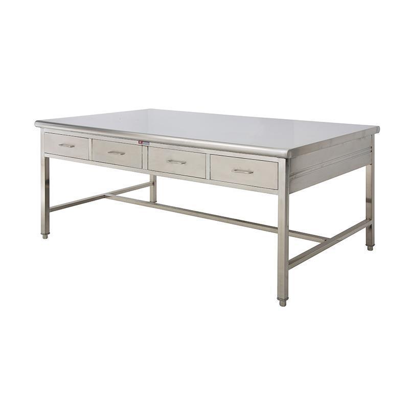 Рабочий стол из нержавеющей стали 