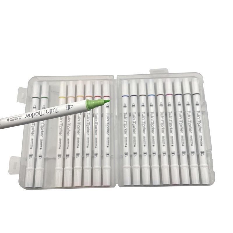 Профессиональные маркеры с круглыми и двойными наконечниками для манги (арт. 21101964)