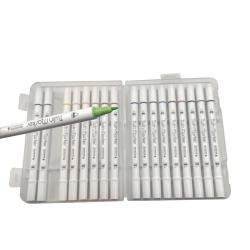 Профессиональные маркеры с круглыми и двойными наконечниками для манги (арт. 21101964)