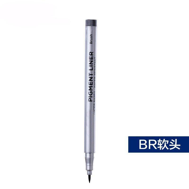 Набор черных микроручек для художественных эскизов и иллюстраций (арт. 21102024)