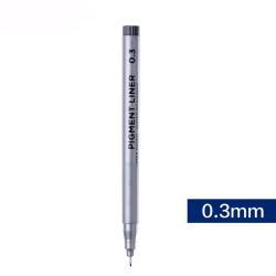 Набор черных микроручек для художественных эскизов и иллюстраций (арт. 21102024)