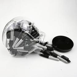 Мини-маркеры с логотипом, нетоксичные, с зажимом, многоцветные (арт. 21102053)