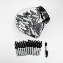 Мини-перманентные маркеры с масляными чернилами для стекла и силикона (арт. 21102054)