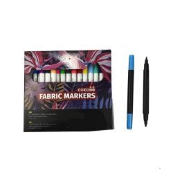 Тканевые маркеры с двойным наконечником для одежды, нетоксичные (арт. 21102068)