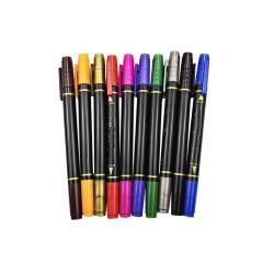 Тканевые маркеры с двойными наконечниками, перманентные для одежды, 20 цветов (арт. 21102086)