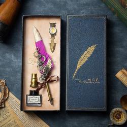 Персонализированный набор перьевых ручек и восковых штампов на заказ (арт. 21082032)