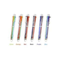 Многоцветная шариковая ручка 6 в 1, новинка для школы и офиса, подарок для детей (арт. 21082068)