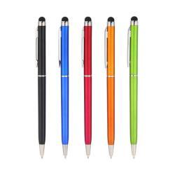 Пластиковая ручка-стилус 2 в 1 для сенсорных экранов, оптовая продажа (арт. 21082102)