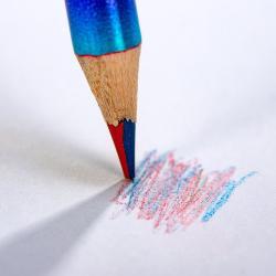 Оригинальные радужные карандаши с градиентом 4 цветов, большие карандаши (арт. 21082135)