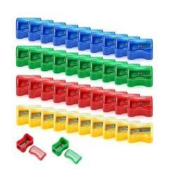 Круглая пластиковая точилка для карандашей с одним отверстием и бочонком, оптом (арт. 21082139)