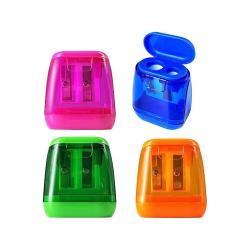 Цветная точилка для карандашей с двумя отверстиями для детей и взрослых (арт. 21082148)