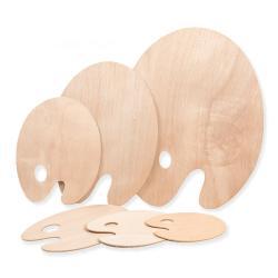 Деревянная палитра для масляных и акварельных красок, с отверстием для большого пальца (арт. 21082370)