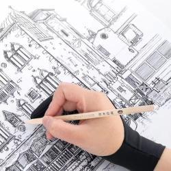 Перчатка художника для iPad, защита от пятен, эластичная с двумя пальцами (арт. 21082412)