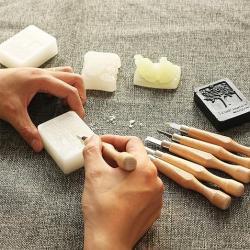 Набор инструментов для гравировки из углеродистой стали для работы по дереву (арт. 21082424)