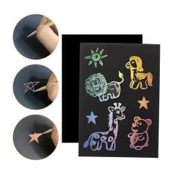 Подарочные наборы из скретч-бумаги для поделок, подарок на День рождения и Рождество (арт. 21082445)