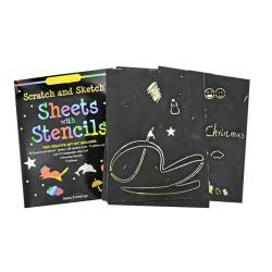 Набор для рисования из скретч-бумаги для детей, волшебные листы Magic Sheet (арт. 21082449)