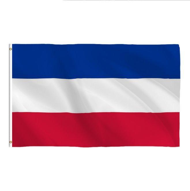 Российский флаг 90x150 см с цифровой печатью и шелкографией (арт. 21102703)