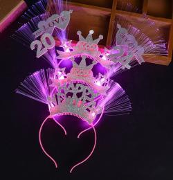 Пластиковый обруч для вечеринок с лысым эффектом 2024 (арт. 21102823)