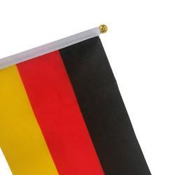 Маленький немецкий флаг 14x21 см из полиэстера, в наличии NX (арт. 21102844)