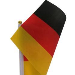 Маленький немецкий флаг 14x21 см из полиэстера, в наличии NX (арт. 21102844)