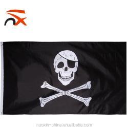 Пиратский флаг "Сундук мертвеца" с красной банданой 3x5 футов (арт. 21102872)