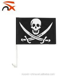 Автомобильный флаг Jolly Roger 12x18 дюймов с древком (арт. 21102875)