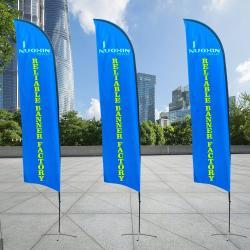 Рекламный перьевой флаг Swooper для бизнеса, уличное размещение (арт. 21102892)