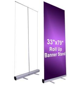 Портативная алюминиевая раздвижная стойка для баннера с логотипом (арт. 21102908)