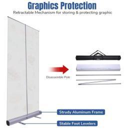 Оптовая алюминиевая стойка для раздвижного баннера, реклама (арт. 21102912)