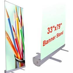 Горизонтальная стойка для баннера 80x200 см с логотипом (арт. 21102924)