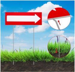 Двусторонняя указательная табличка для сада и мероприятий (арт. 21102925)