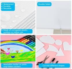 Пластиковые таблички 18x24 дюйма для газонов с подставкой (арт. 21102928)