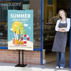 Прочная стойка для постеров на полу, рекламный стенд NUOXIN (арт. 21102930)