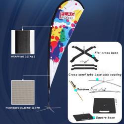 Рекламный флаг-перо для пляжа и наружной рекламы Nuoxin (арт. 21102933)