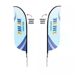 Ветроустойчивый флаг-перо для пляжа, реклама для магазинов и мероприятий (арт. 21102963)