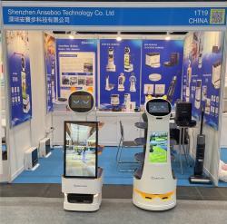 Рекламный робот на Android с экраном для маркетинга в супермаркетах (арт. 29101671)