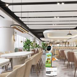 Робот с большим экраном для рекламы и выставок в ТЦ и супермаркетах (арт. 29101702)