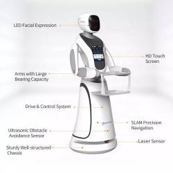 Умный робот-официант с милым дизайном для доставки и сервиса (арт. 29101727)