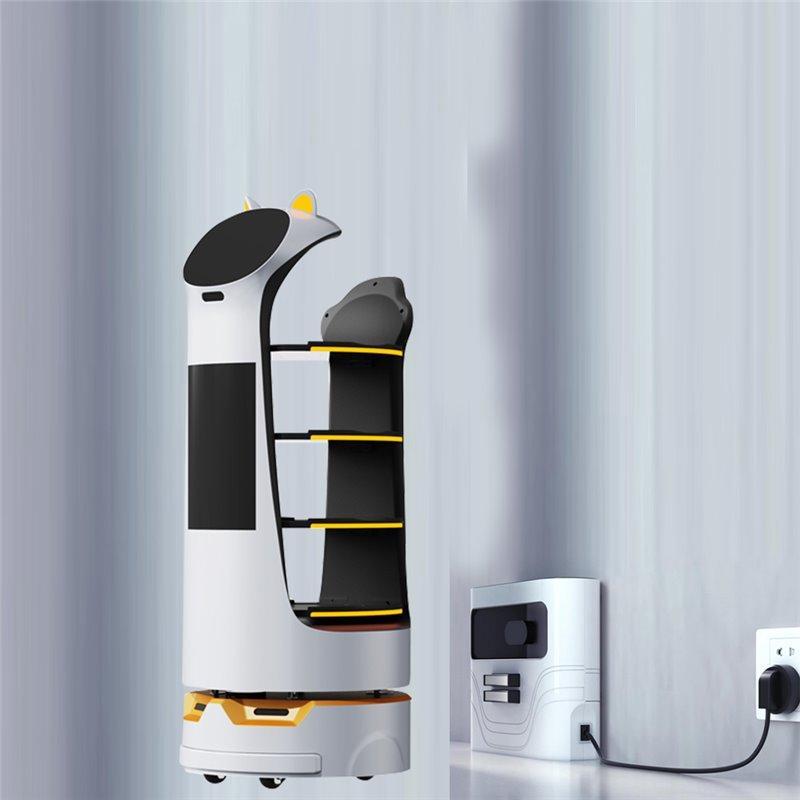 Коммерческий робот-официант с экраном 15.6 дюйма для доставки еды (арт. 29101840)