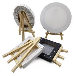 Детский набор для рисования 10*10см, холст и мольберт из сосны (арт. 04111547)