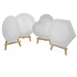 Детский набор для рисования 10*10см, холст и мольберт из сосны (арт. 04111547)