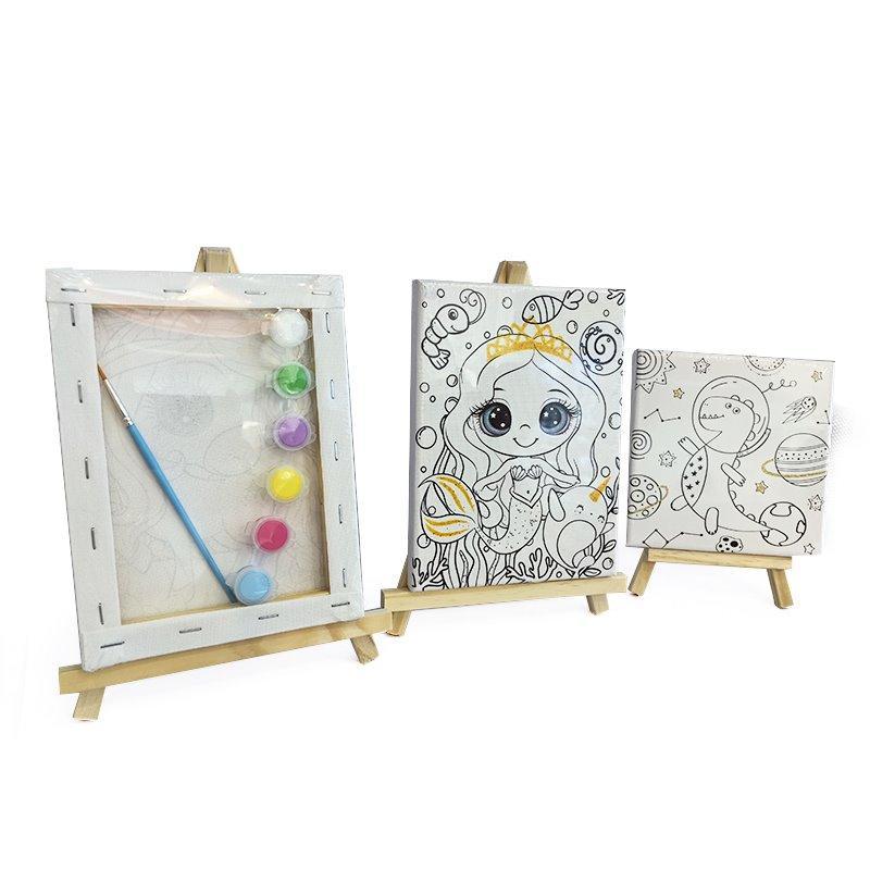 Детский набор для рисования с холстом и раскрашиванием, кастомизированный (арт. 04111555)