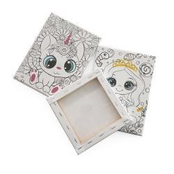 Детский набор для рисования с холстом и раскрашиванием, кастомизированный (арт. 04111555)