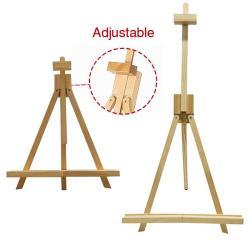 Настольный деревянный мольберт с ящиком, индивидуальный логотип (арт. 04111637)