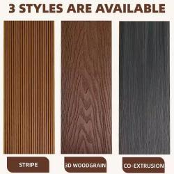 Противоскользящий настил для террасы, композитный материал WPC (арт. 04111763)