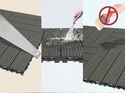 Композитные доски WPC для террасы и сада, для бассейна и дорожек (арт. 04111824)