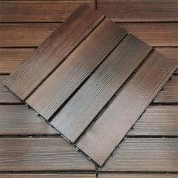 Экологичная плитка Tercel WPC для террасы и сада, замковое соединение (арт. 04111835)