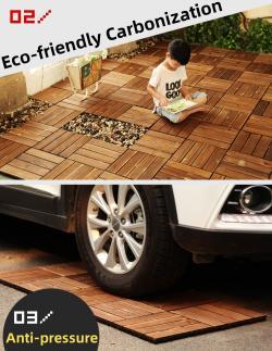 Противоскользящая композитная доска WPC с 3D текстурой, для террасы (арт. 04111839)