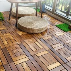 Плитка Tercel WPC для террасы, пластиковое основание, замковое соединение (арт. 04111849)